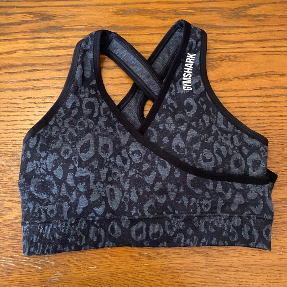 Gymshark adapt animal print seamless sports bra